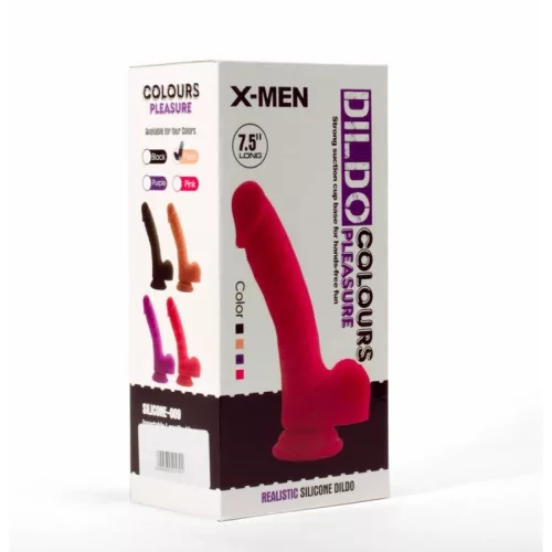 X-men letapasztható élethű erezett dildó - 19 cm