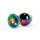 X-men szivárvány színű anál tágító színes kővel  - nagy