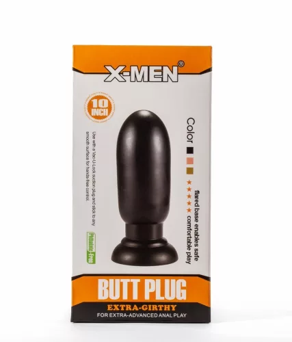 X-men nagy fekete anál tágító - 20 cm