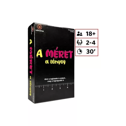 A méret a lényeg erotikus társasjáték