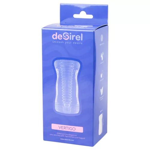 Desirel Vertigo - áttetsző maszturbátor bordázott belsővel