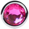 Desirel Pink Jewel S - ezüst anál plug