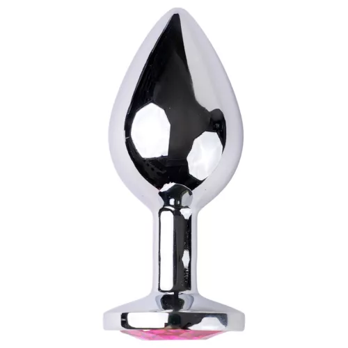 Desirel Pink Jewel S - ezüst anál plug