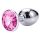 Desirel Pink Jewel - anál plug rózsaszín kővel - L
