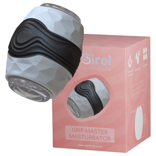 Desirel Grip Master - szürke szorító maszturbátor 
