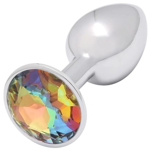 Sunfo - fém anál plug sárga kővel