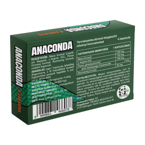 Anaconda for men kapszula - 4 db