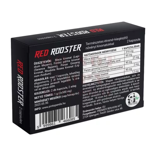 Red Rooster férfi potencia kapszula - 2 db