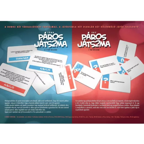 Páros játszma társasjáték