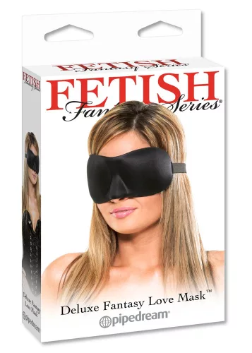 Fetish Deluxe fekete szemmaszk
