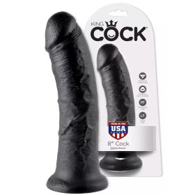 King Kock élethű fekete dildó - 20 cm