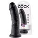 King Kock élethű fekete dildó - 20 cm