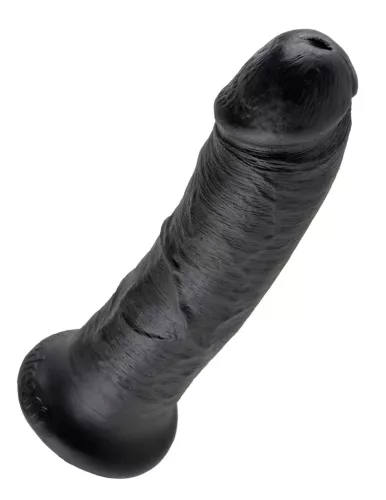 King Kock élethű fekete dildó - 20 cm