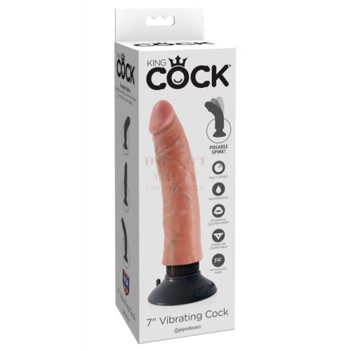 King Cock letapasztható vibrációs pénisz