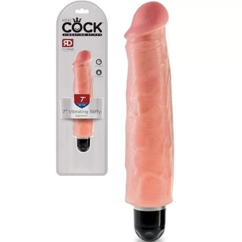 King Cock élethű bőrhatású vibrátor - 22 cm