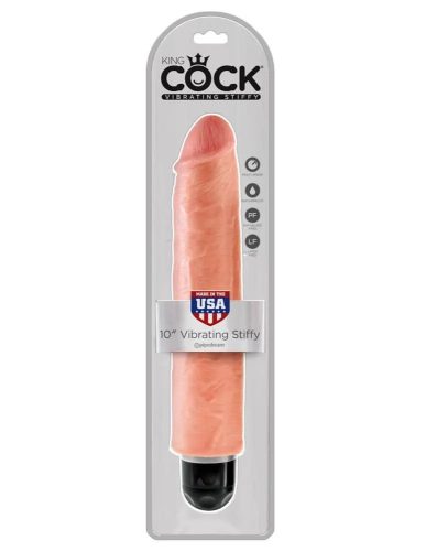 King Cock élethű bőrhatású vibrátor - 31 cm