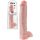 King Cock élethű herés dildó - 42 cm