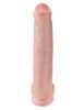King Cock élethű herés dildó - 42 cm