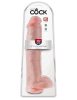 King Cock élethű herés dildó - 42 cm