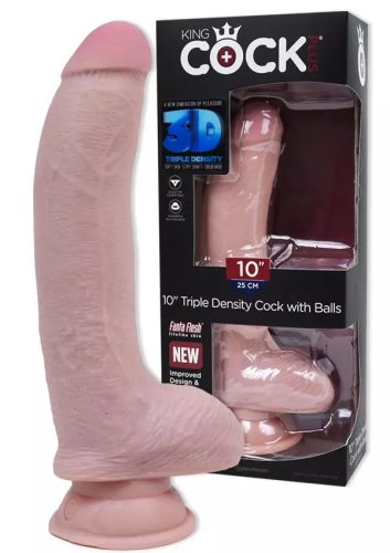 King Cock valósághű letapasztható dildó - 26 cm