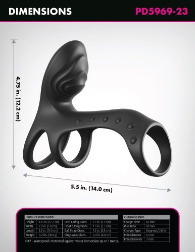 Rebel vibrációs péniszköpeny