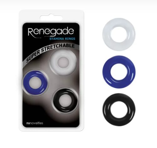Szuper sztreccs péniszgyűrűk 3 darab - Renegade