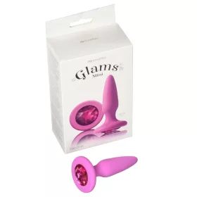 Ékköves kisméretű szilikon tágító - rózsaszín