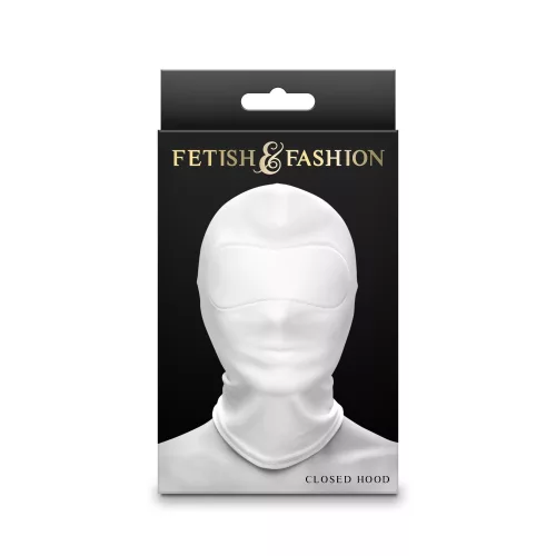 Fetish& Fashion zárt fehér fejmaszk
