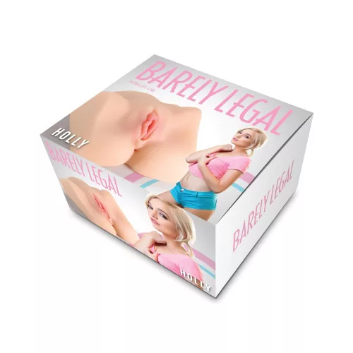Barely Legal Holly maszturbátor vagina és ánusz nyílással