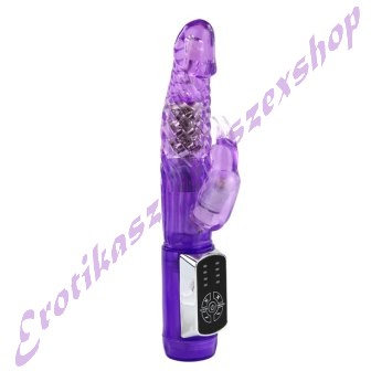 Nyuszikaros forgó vibrátor - lila