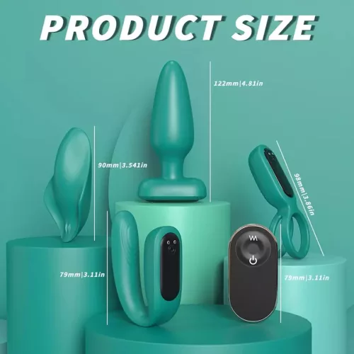 Akkus négy részes vibrátor szett - Sex HD