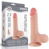 Sliding skin - élethű dildó csúsztatható bőrrel - 20 cm