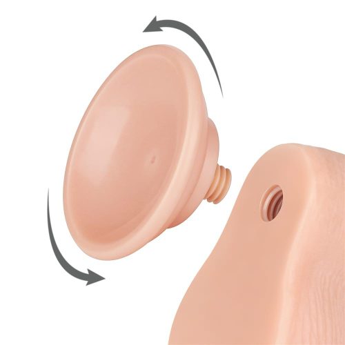 Sliding skin - élethű dildó csúsztatható bőrrel - 20 cm