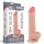 Lovetoy élethű kétrétegű dildó csúszó bőrrel - 21 cm