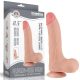 Lovetoy élethű kétrétegű dildó csúszó bőrrel - 22 cm