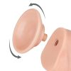 Lovetoy élethű kétrétegű dildó csúszó bőrrel - 22 cm