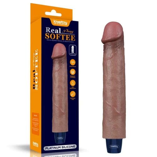 Real Softee tölthető élethű vibrátor - 23 cm