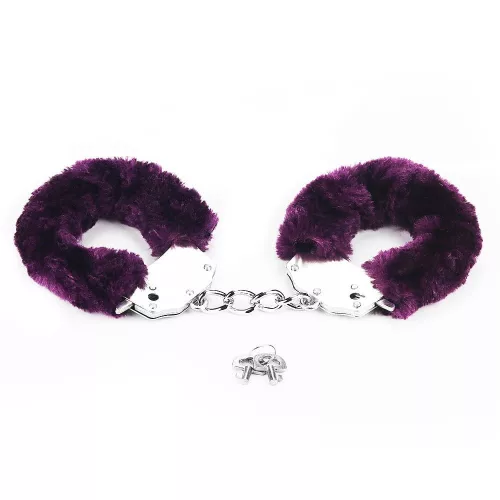 Lovetoy plüss fém bilincs - lila