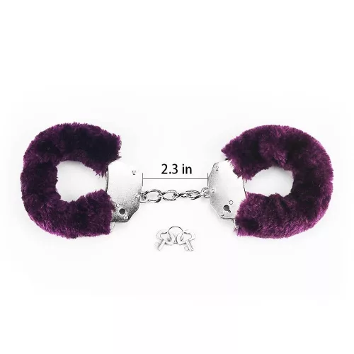 Lovetoy plüss fém bilincs - lila