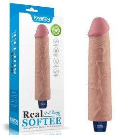 Real Softee tölthető élethű vibrátor - 24 cm