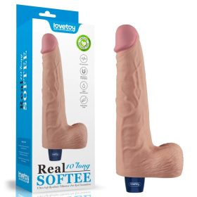 Lovetoy Real Softee élethű herés vibrátor - 25 cm