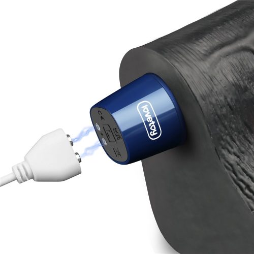 Lovetoy Real Softee élethű fekete herés vibrátor - 25 cm