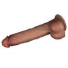 Lovetoy - bőrhatású kétrétegű dildó - 23,7 cm 