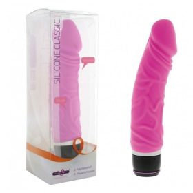 Klasszikus szilikon vibrátor - pink Klasszikus szilikon vibrátor - pink