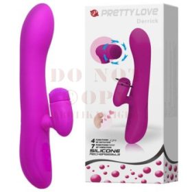 Pretty Love Derrick forgó csiklókaros szilikon vibrátor Pretty Love Derrick forgó csiklókaros szilikon vibrátor