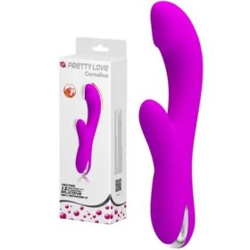 Pretty Love Cornelius tölthető dupla vibrátor - lila