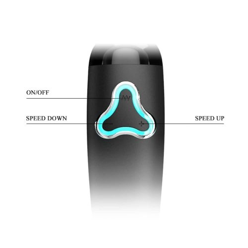 Pretty Love tölthető masszírozó vibrátor - fekete