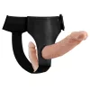 Ultra felcsatolható élethű dupla dildó - 18 cm