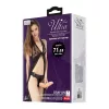 Ultra felcsatolható élethű dupla dildó - 18 cm