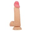 Sliding skin - élethű dildó csúsztatható bőrrel - 21 cm